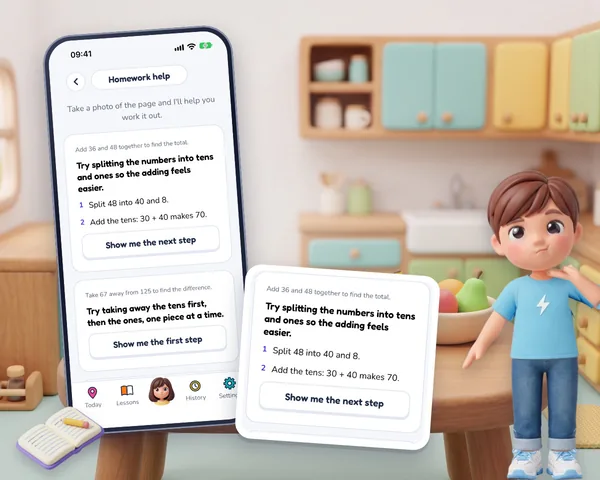 Homework help: a hint and the steps, one at a time.
